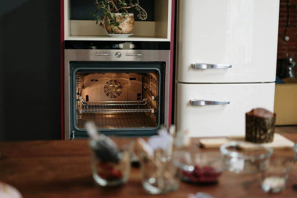 White Top Mount Refrigerator Beside White Top Mount Refrigerator